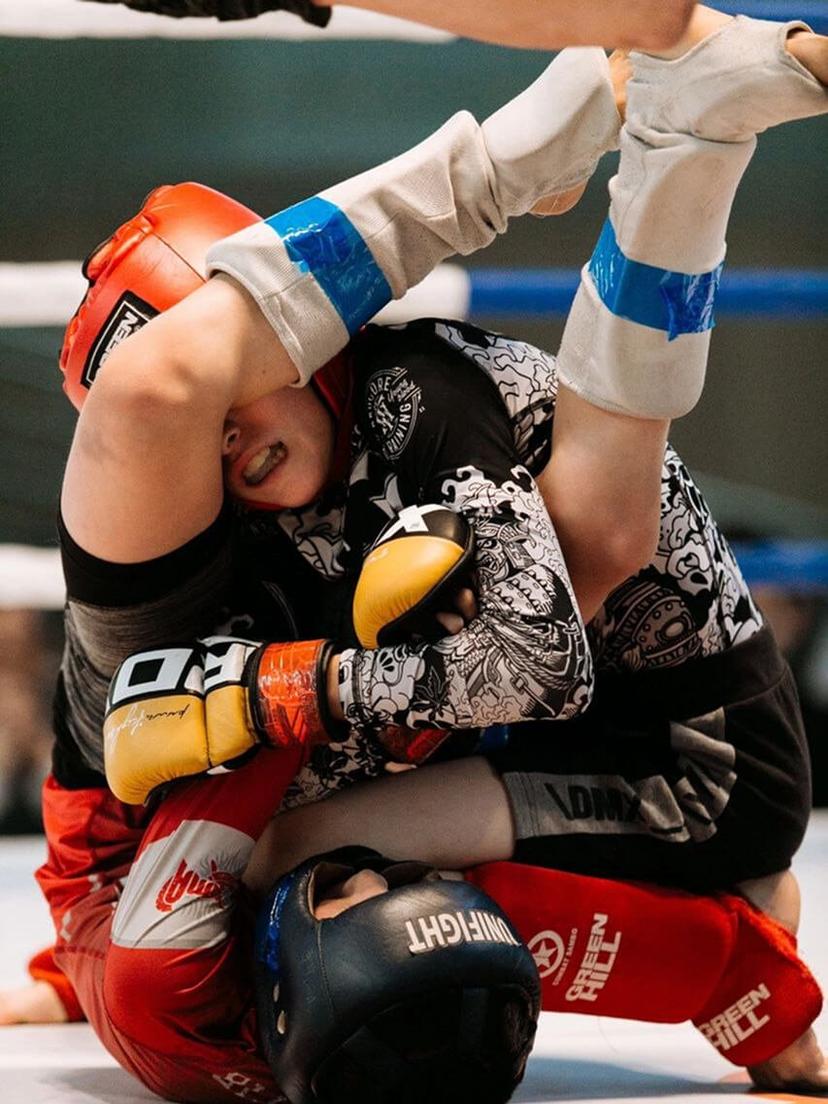 Бой спортсменов